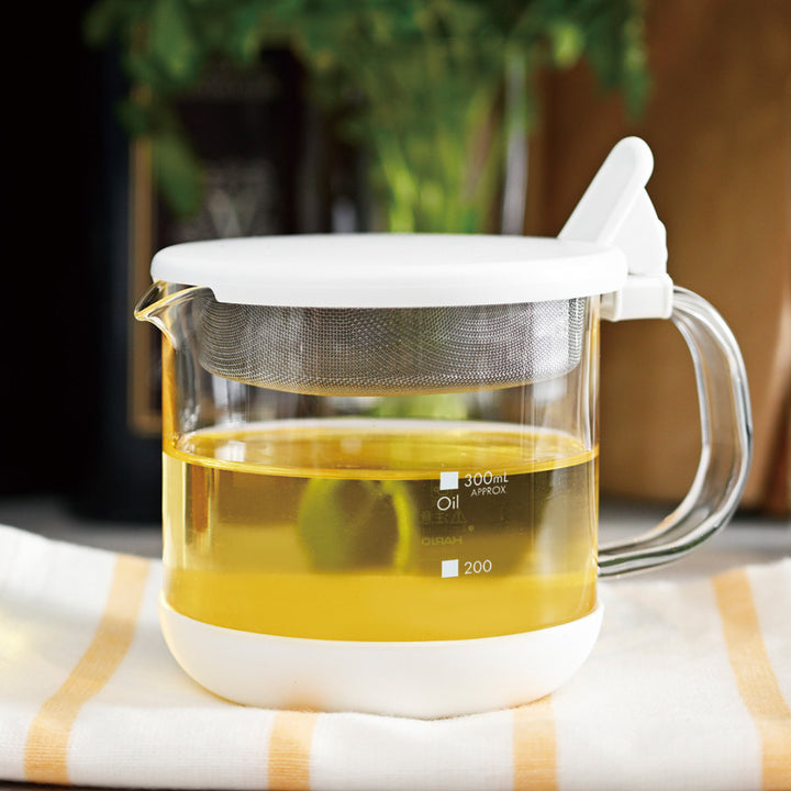 ハリオガラスのオイルポット300mlガラスのある生活