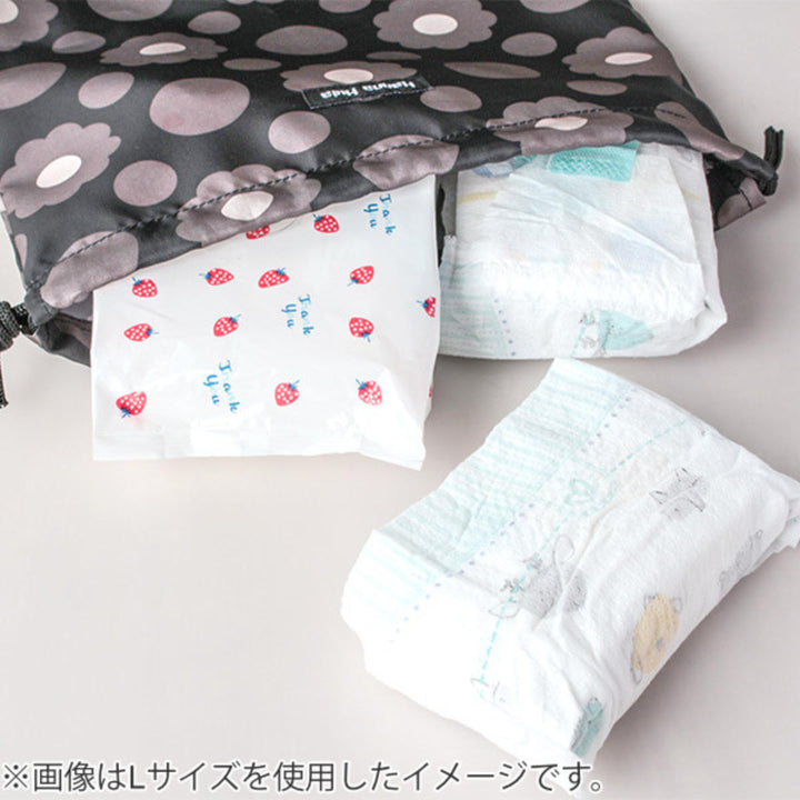 巾着消臭巾着Sサイズおむつおしり拭き消臭抗菌