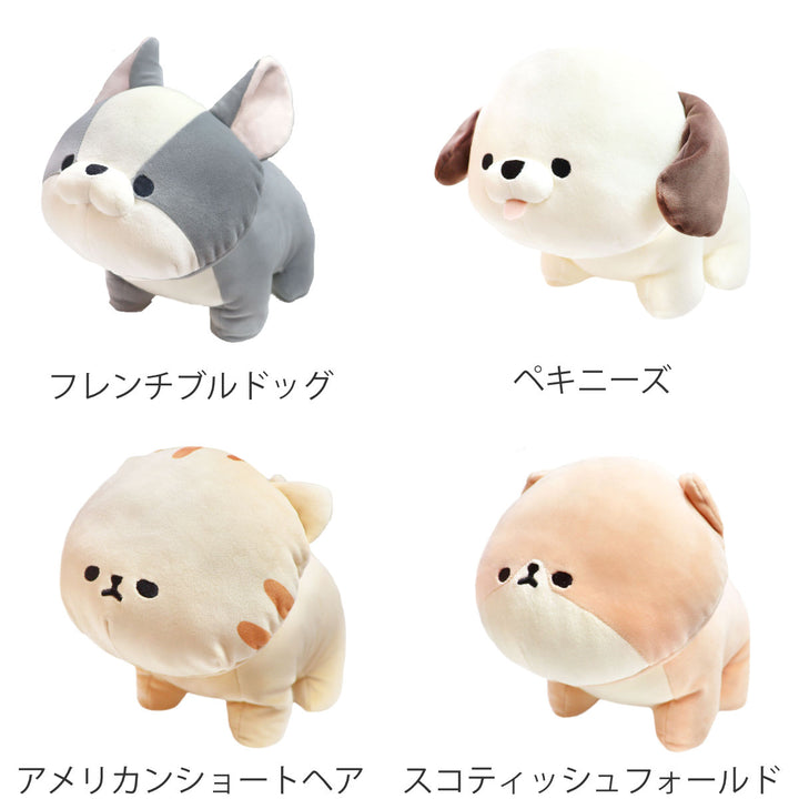 ぬいぐるみmofmofriendsマスコットSイヌネコおもちゃ