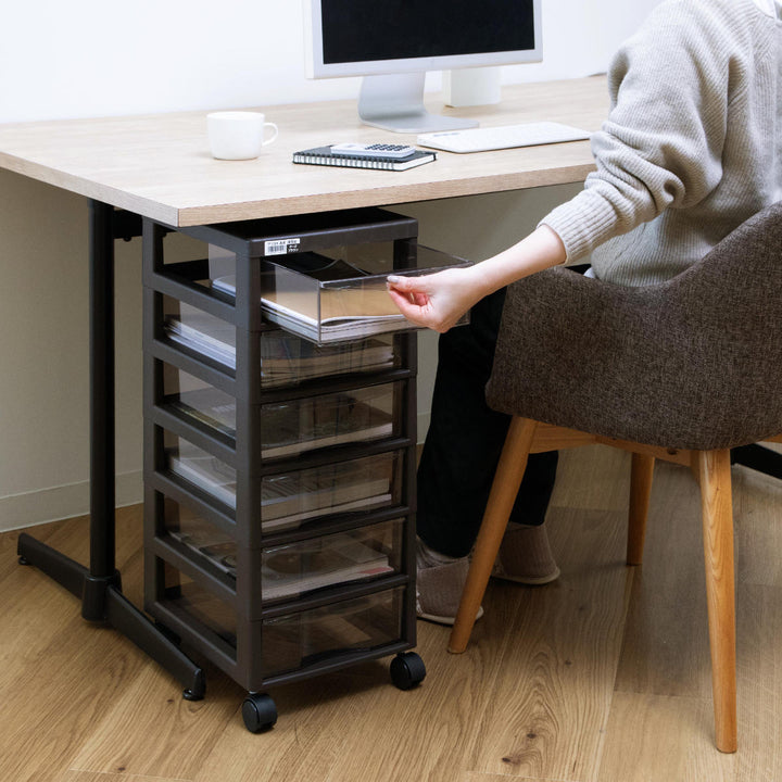 書類ケースフロアケースアプロスA4深型6段幅27×奥行34.5×高さ64.8cm