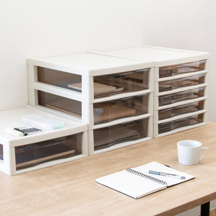 レターケースＢ4対応浅型5段アプロス幅32.3×奥行40.6×高さ30.8cm