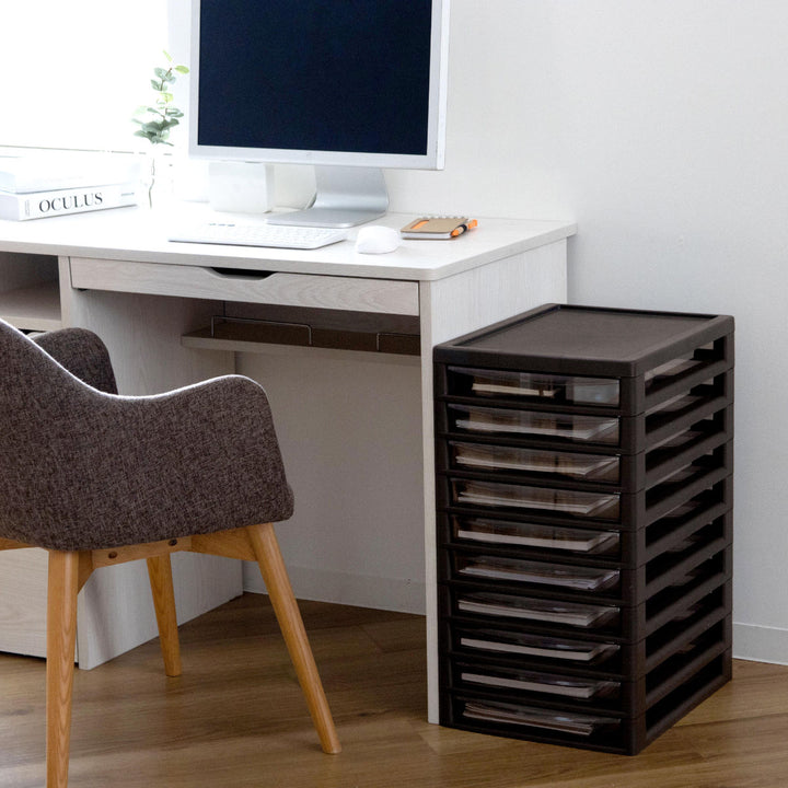 書類ケースフロアケースアプロスB4浅型10段幅32.3×奥行40.6×高さ64.2cm