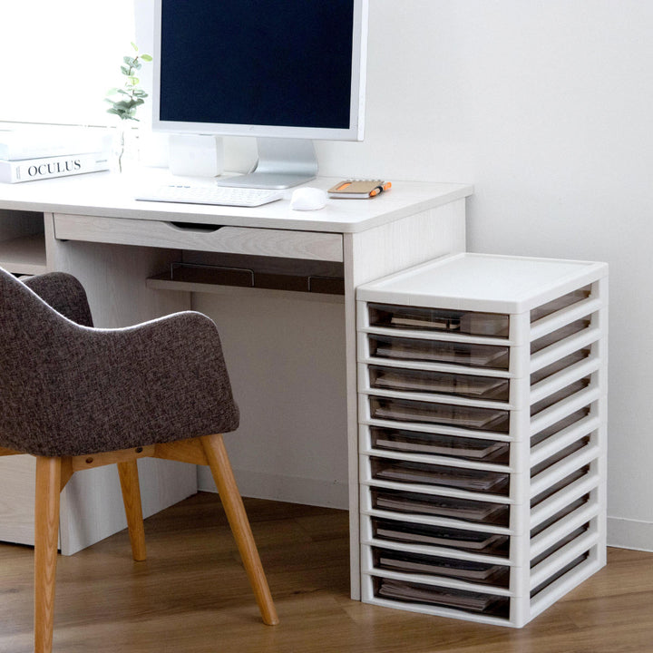 書類ケースフロアケースアプロスB4浅型10段幅32.3×奥行40.6×高さ64.2cm