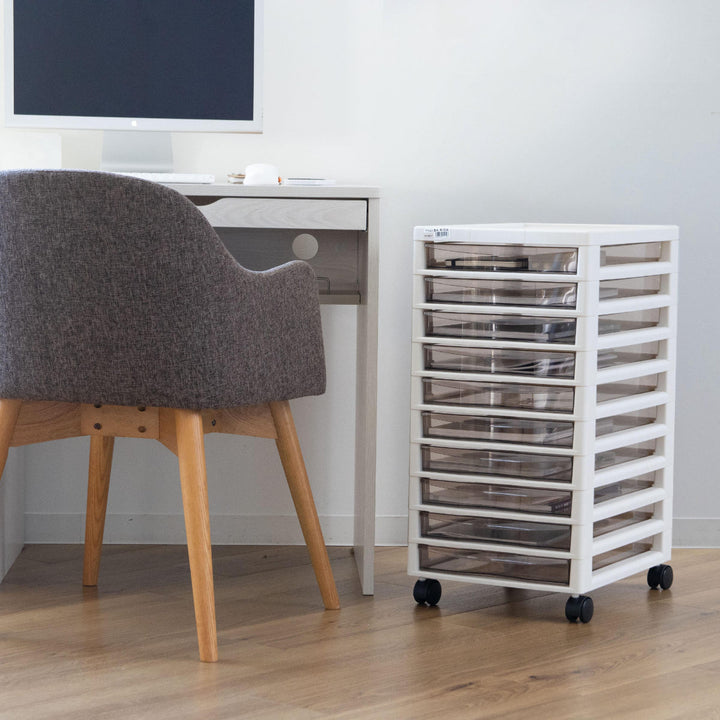 書類ケースフロアケースアプロスB4浅型10段幅32.3×奥行40.6×高さ64.2cm