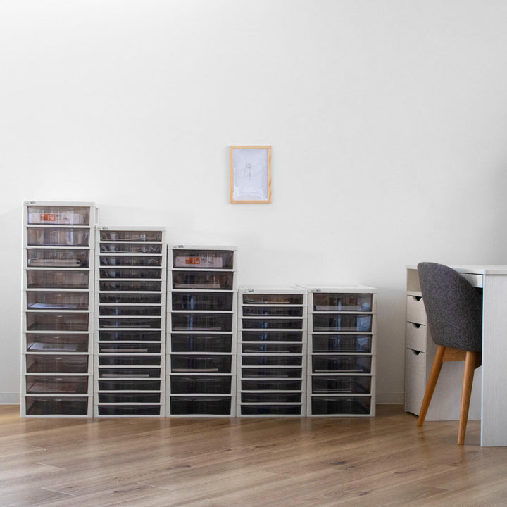 書類ケースフロアケースアプロスB4深型8段幅32.3×奥行40.6×高さ83.9cm