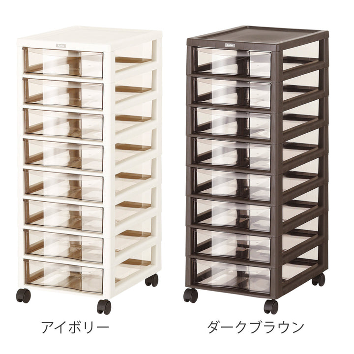 書類ケースフロアケースアプロスB4深型8段幅32.3×奥行40.6×高さ83.9cm