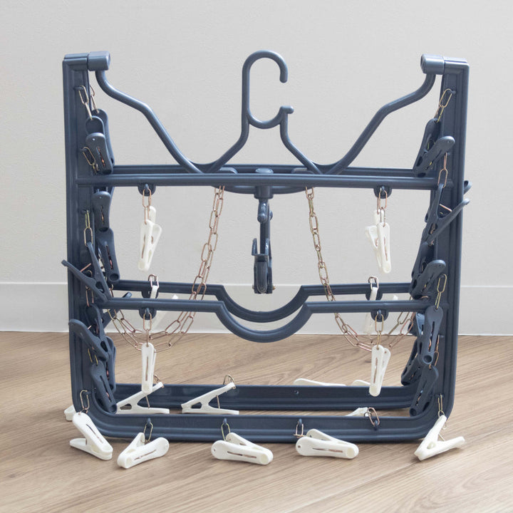 洗濯ハンガー角ハンガー40ピンチ干し分けneo