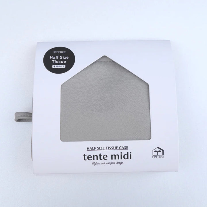 ティッシュケースtentemidiプレーンハーフ