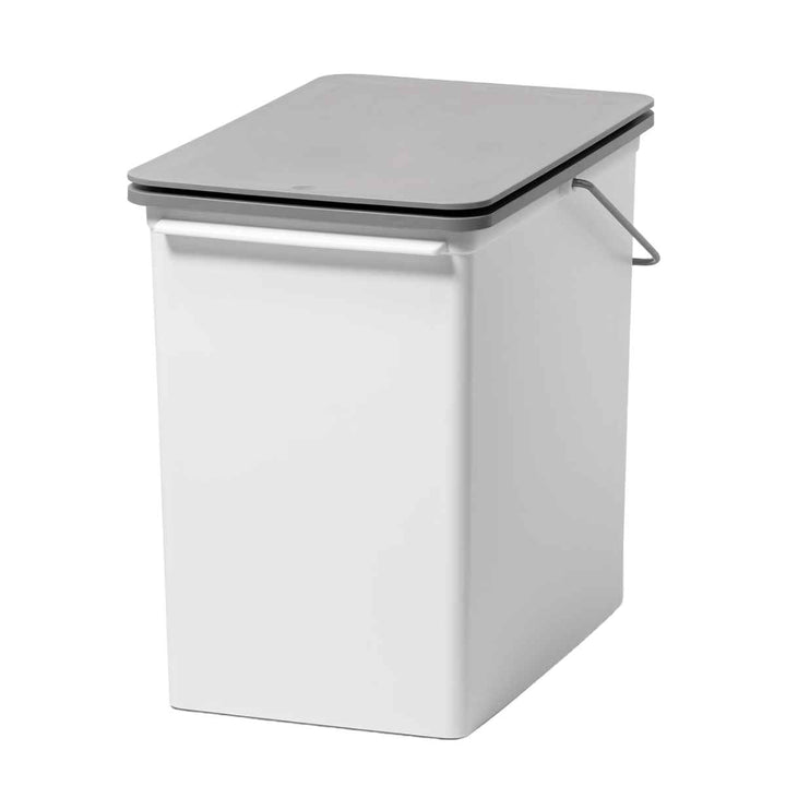 ゴミ箱17Lプッシュオープンふた付きスリムベーシックダスト