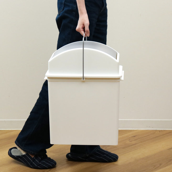 ゴミ箱17Lスイングオープンふた付きスリムベーシックダスト