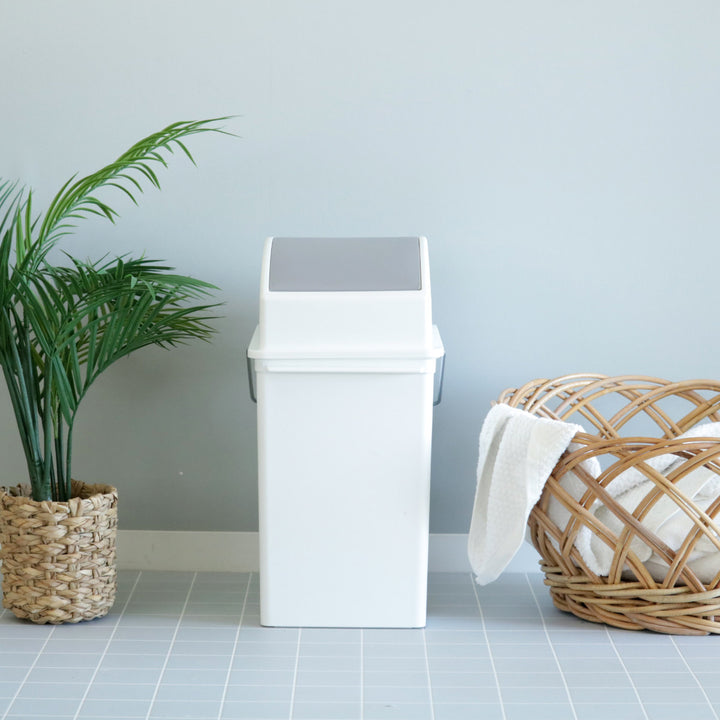 ゴミ箱17Lスイングオープンふた付きスリムベーシックダスト