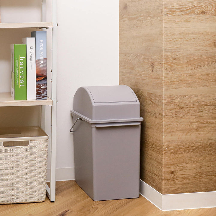 ゴミ箱17Lスイングオープンふた付きスリムベーシックダスト