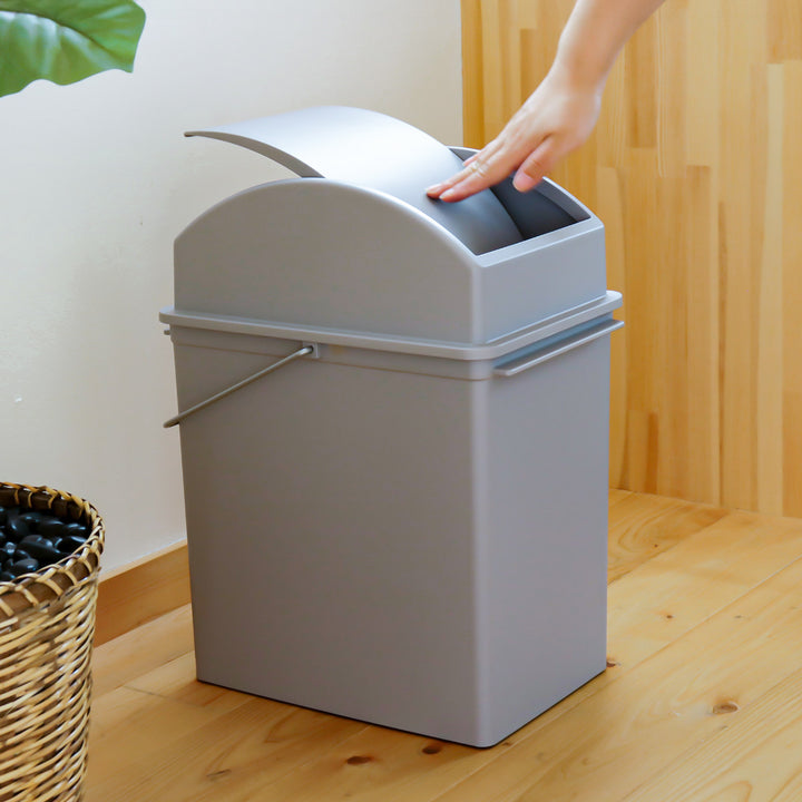 ゴミ箱17Lスイングオープンふた付きスリムベーシックダスト