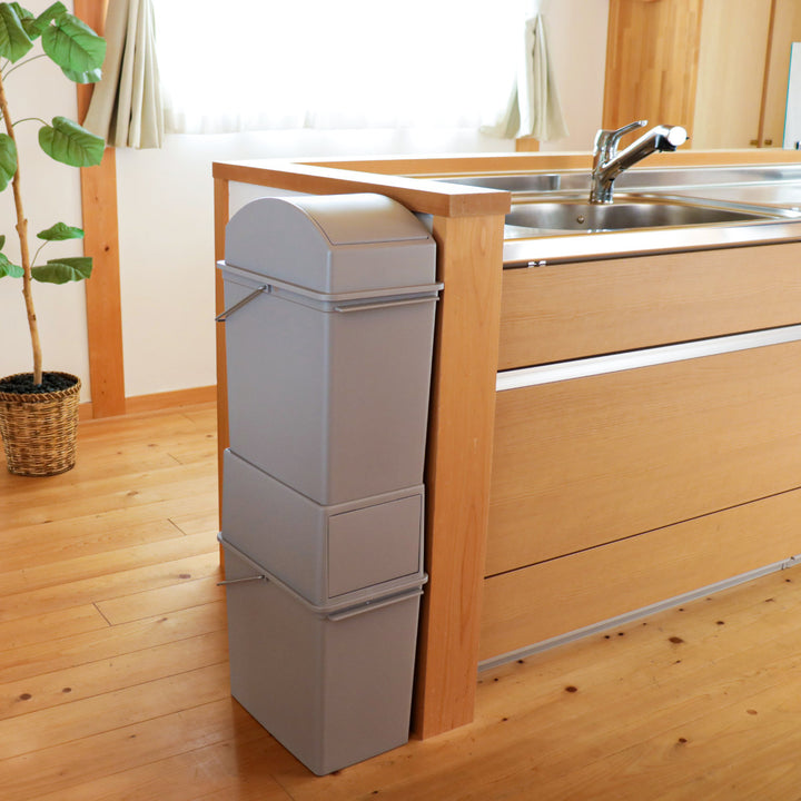 ゴミ箱17Lスイングオープンふた付きスリムベーシックダスト