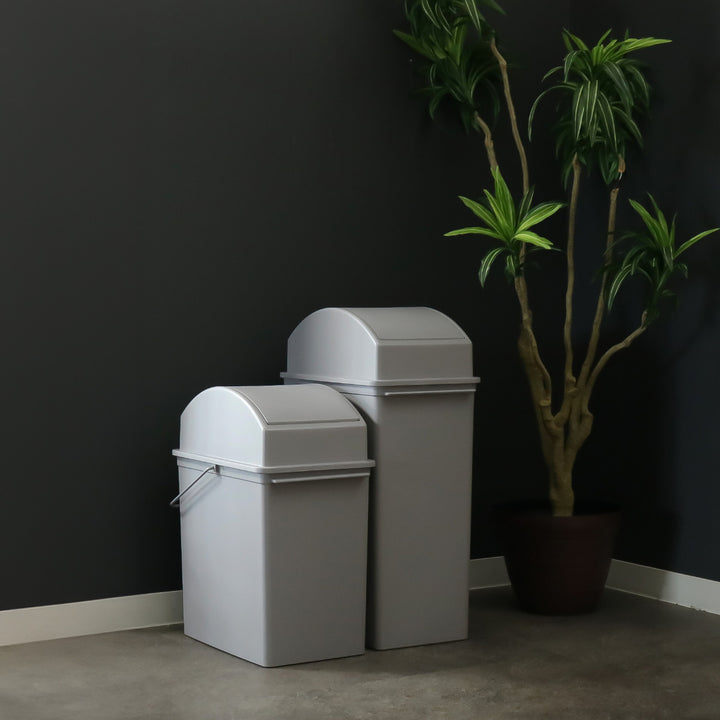 ゴミ箱17Lスイングオープンふた付きスリムベーシックダスト