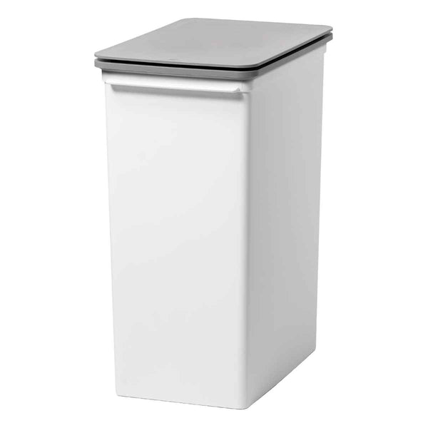 ゴミ箱25Lプッシュオープンふた付きスリムベーシックダスト