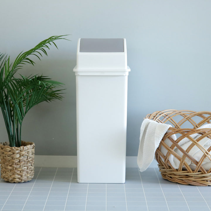 ゴミ箱25Lスイングオープンふた付きスリムベーシックダスト