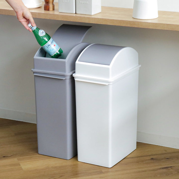ゴミ箱25Lスイングオープンふた付きスリムベーシックダスト