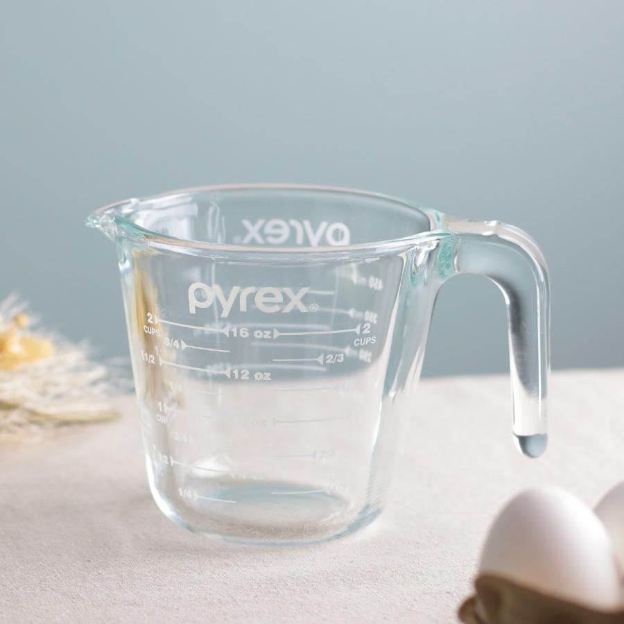 PYREX 計量カップ 500ml 耐熱ガラス 取っ手付き メジャーカップ – ハウジー