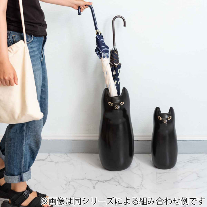 傘立てネコ34.5cm陶器