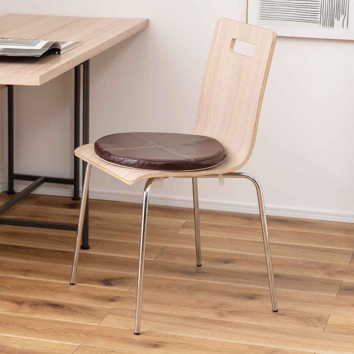 シートクッションボンデッドレザー直径38cm