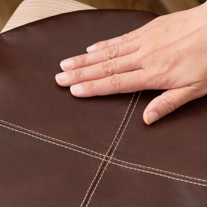 シートクッションボンデッドレザー直径38cm