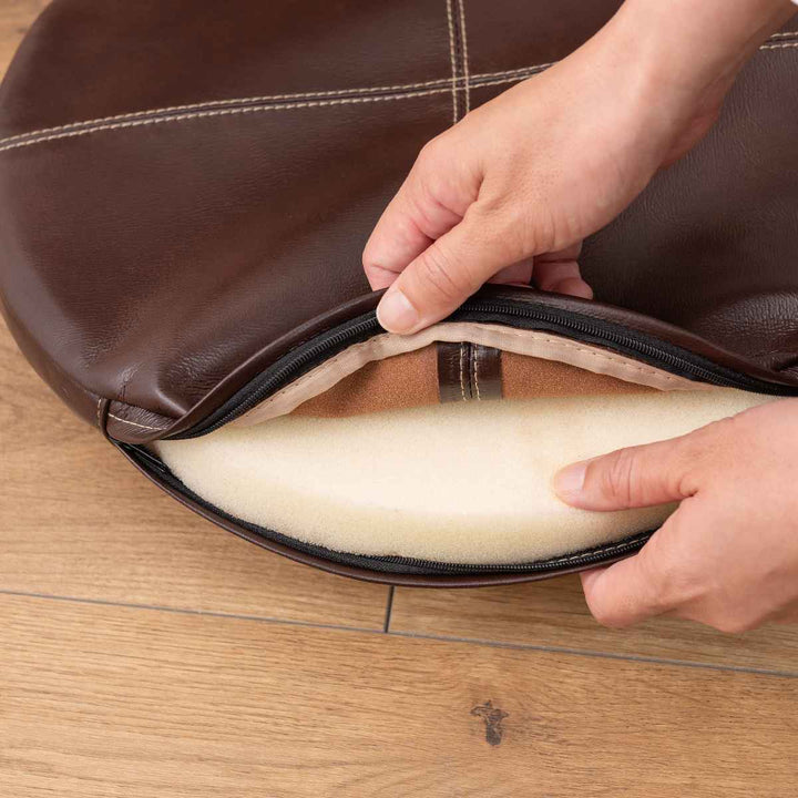 シートクッションボンデッドレザー直径38cm