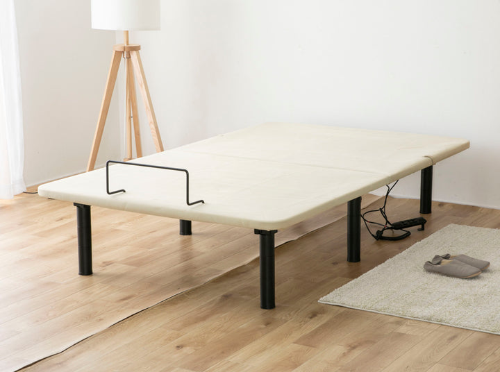 電動ベッドセミダブルヘンロ静音無段階リクライニング