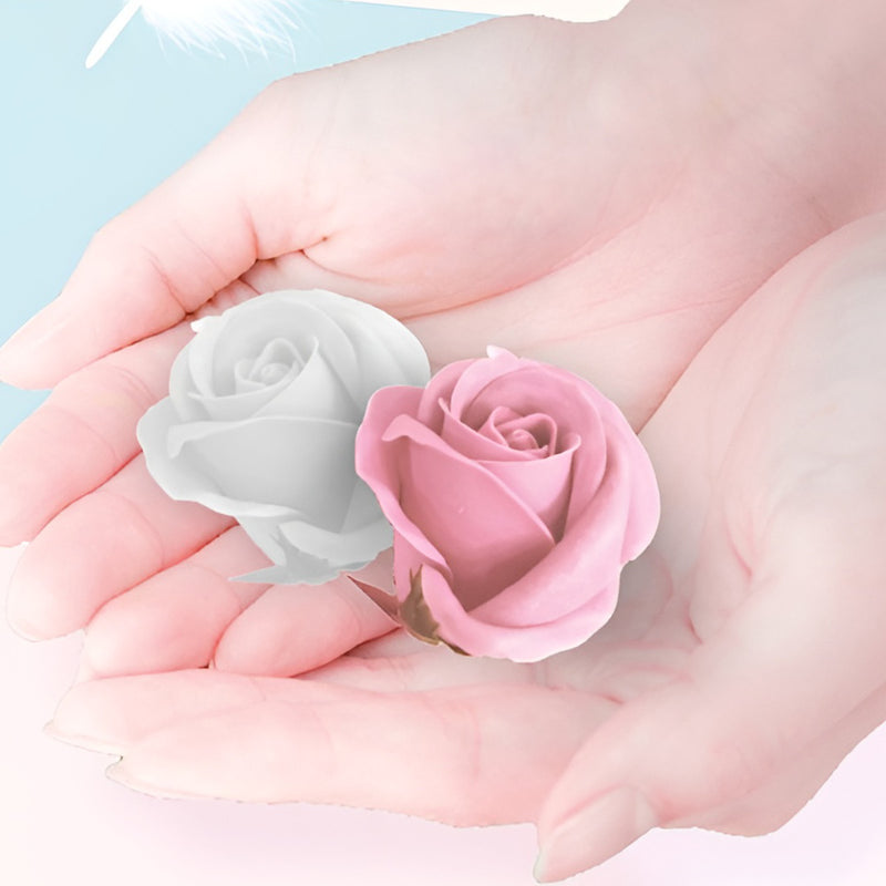 石鹸アソートローズ花のカタチの石けんQ-FLA