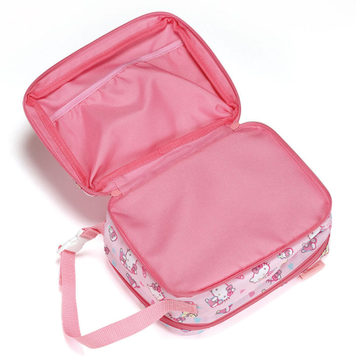 おむつポーチ両面収納持ち手付きファスナー付きキャラクター