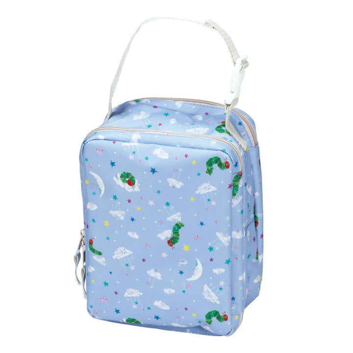 おむつポーチ両面収納持ち手付きファスナー付きキャラクター