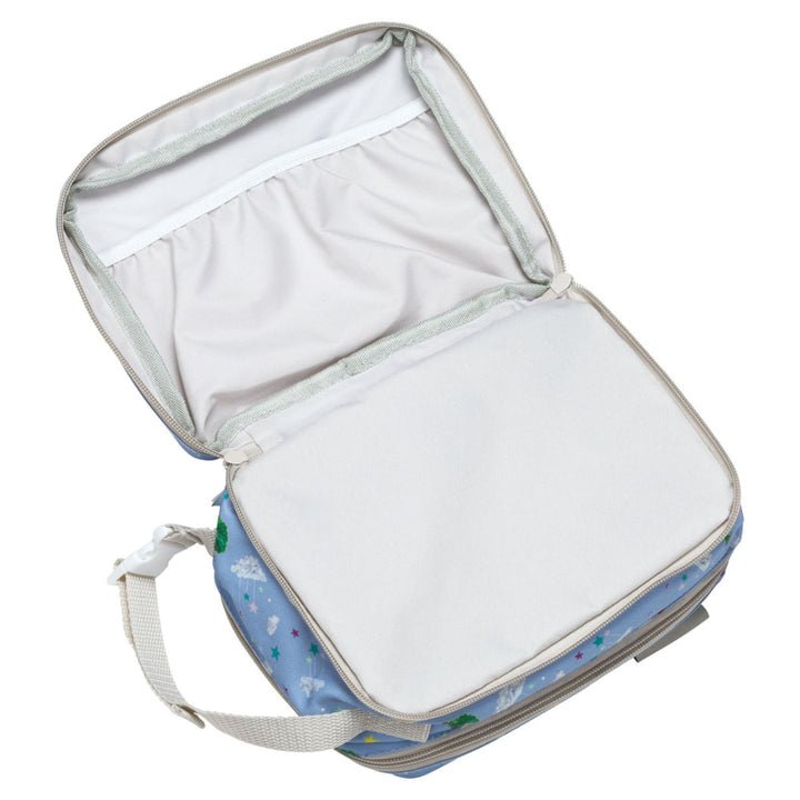 おむつポーチ両面収納持ち手付きファスナー付きキャラクター