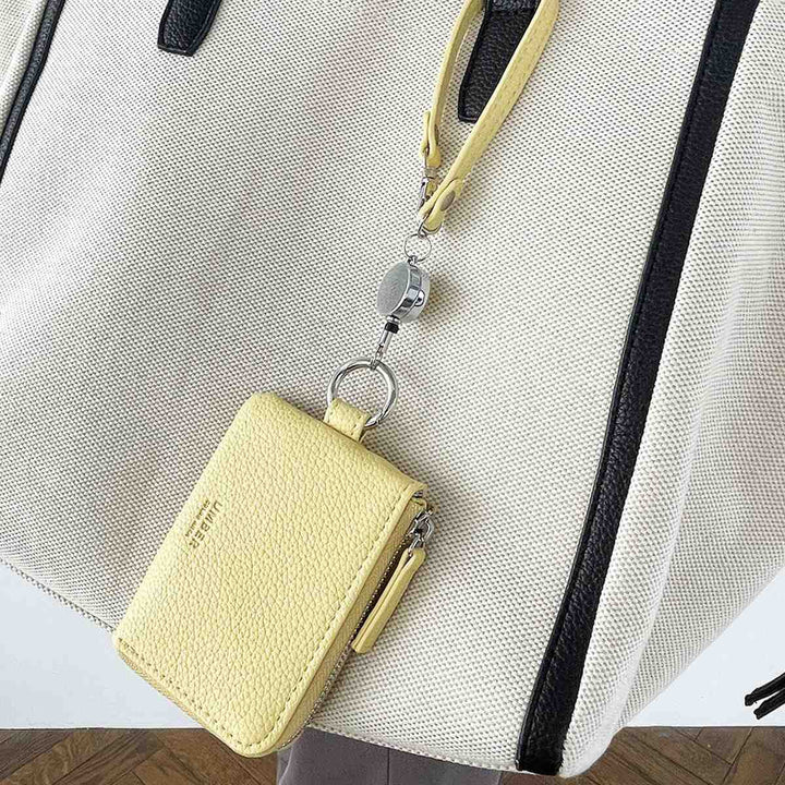 パスケースUMBERマルチパスケースリール付き小銭入れお財布