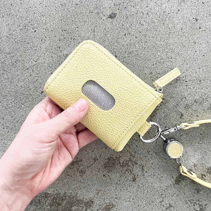 パスケースUMBERマルチパスケースリール付き小銭入れお財布