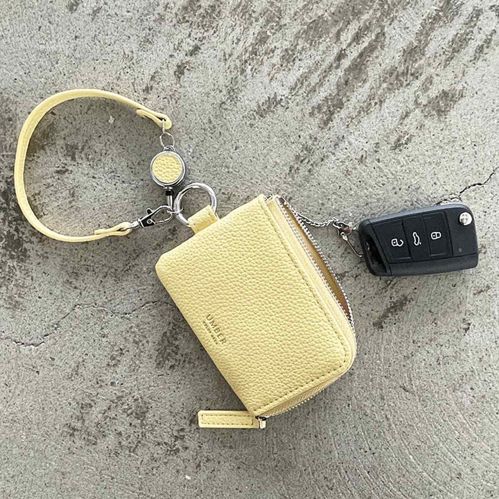 パスケースUMBERマルチパスケースリール付き小銭入れお財布