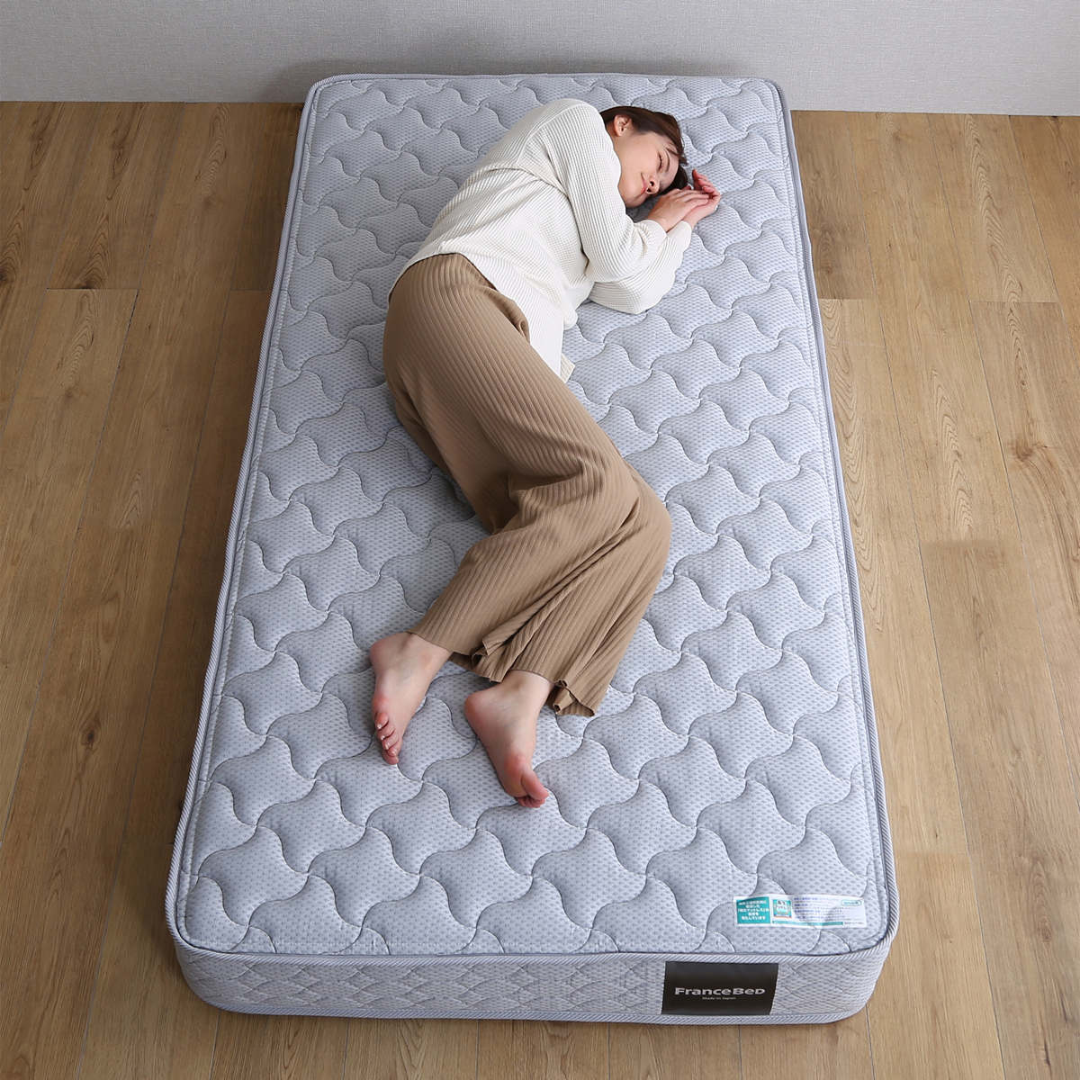 マットレス シングル フランスベッド 抗菌防臭 防ダニ 日本製 2年保証