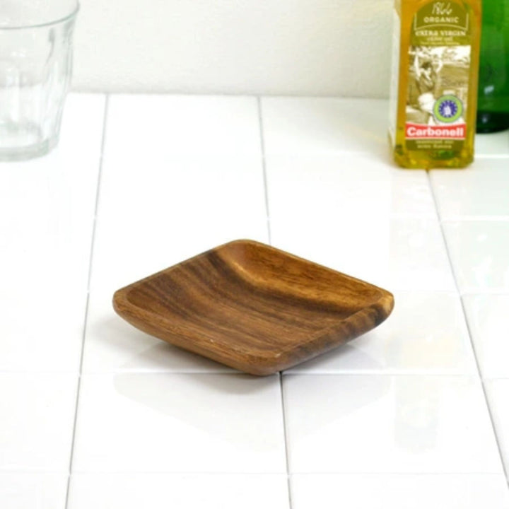 アカシアプレート小皿木製10cm食器