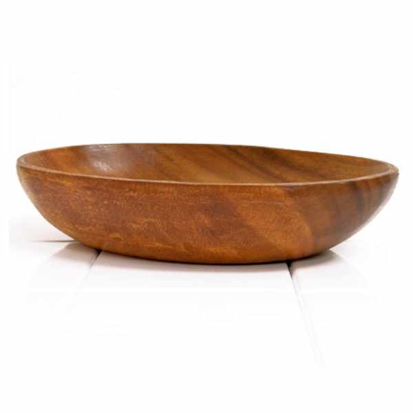 アカシアボウル22cmオーバル木製