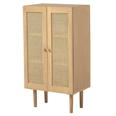 ラタン キャビネット 幅54cm 天然木 かごめ編み