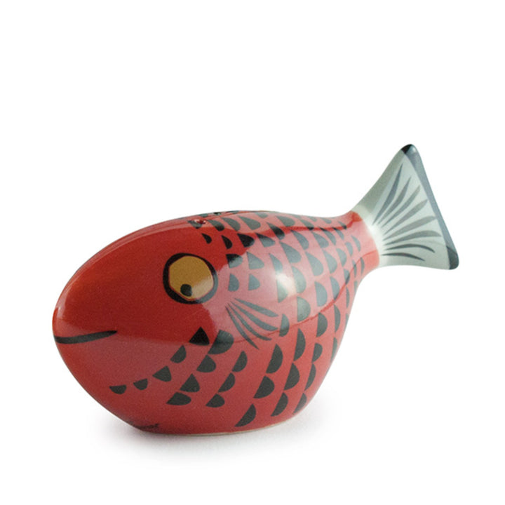 調味料入れHannahTurner塩コショウ入れFishRed