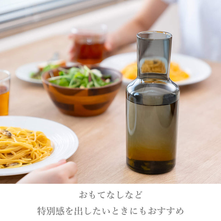 ハリオカラフェ600mlナイトカラフェHARIOCOLORS耐熱ガラス