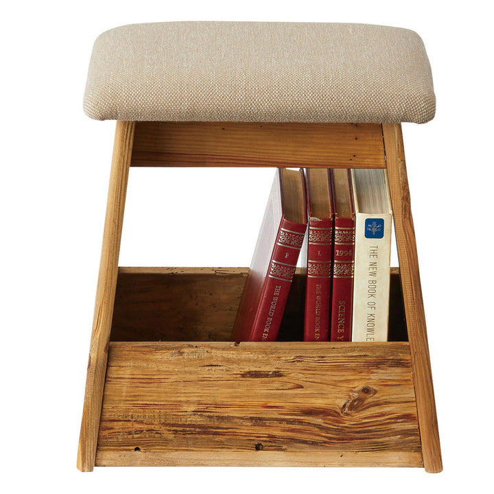 スツール木製収納付座面高45cm