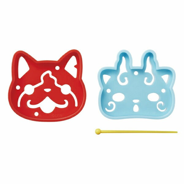 抜き型セットおかず抜き型ジバニャン＆コマさんピック付き