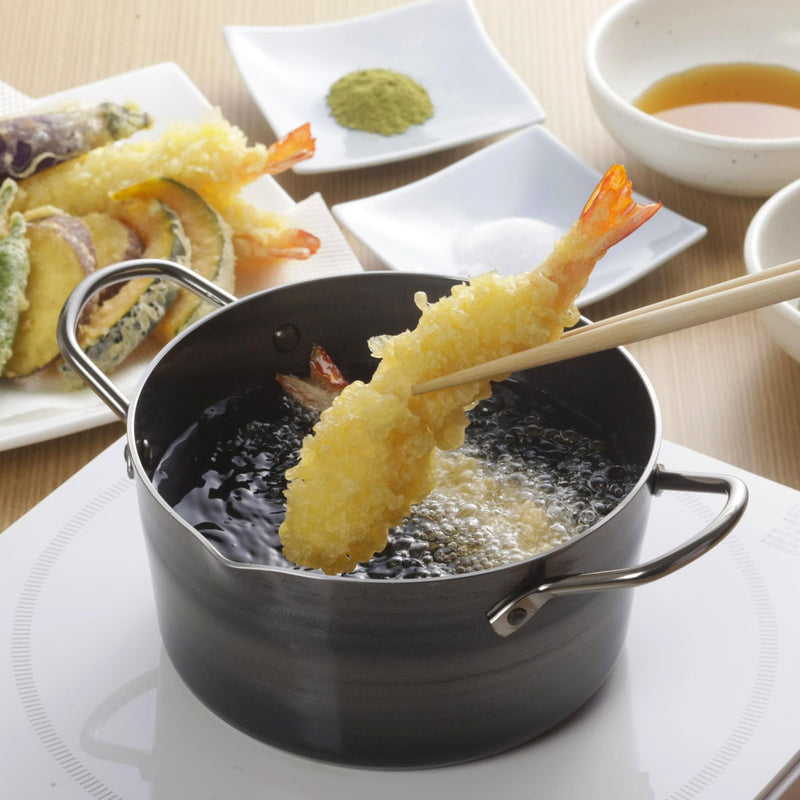 天ぷら鍋16cmIH対応鉄製厚底揚げ鍋日本製