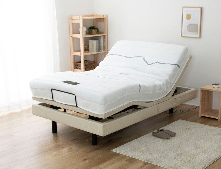 電動ベッド音声認識シングルスリーピー夜香careマットレス付き