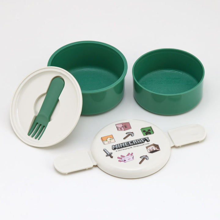 弁当箱2段500ml抗菌丸型ランチボックス2段マイクラエクスプローラー