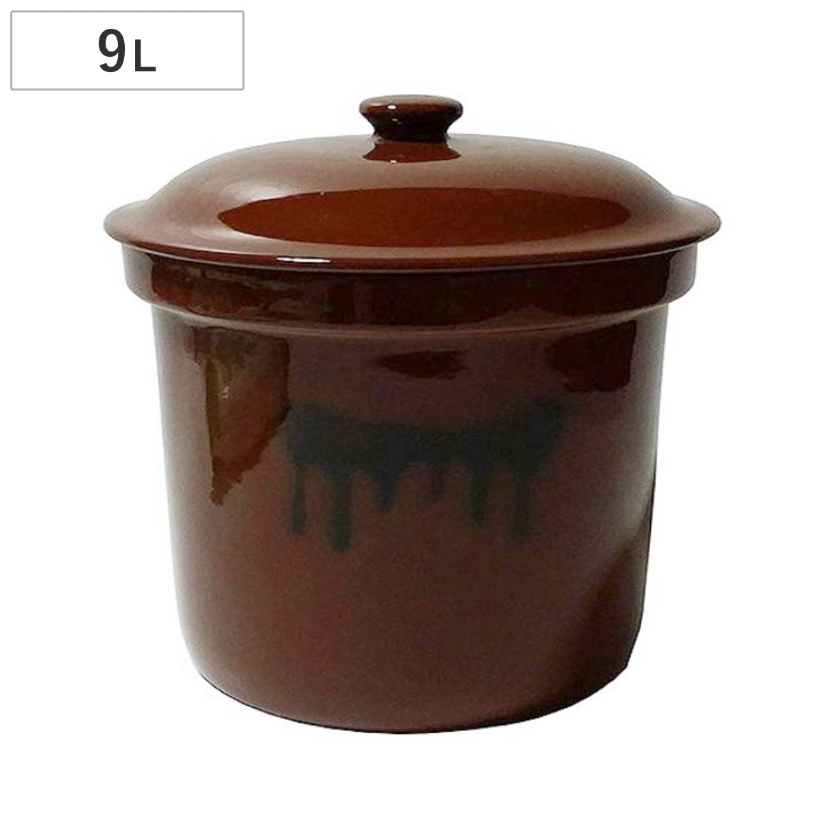 漬物容器 切立かめ 5号 9L 蓋付き 陶器 – ハウジー
