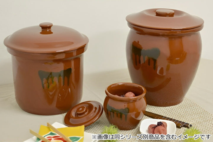 漬物容器 切立かめ 5号 9L 蓋付き 陶器 – ハウジー