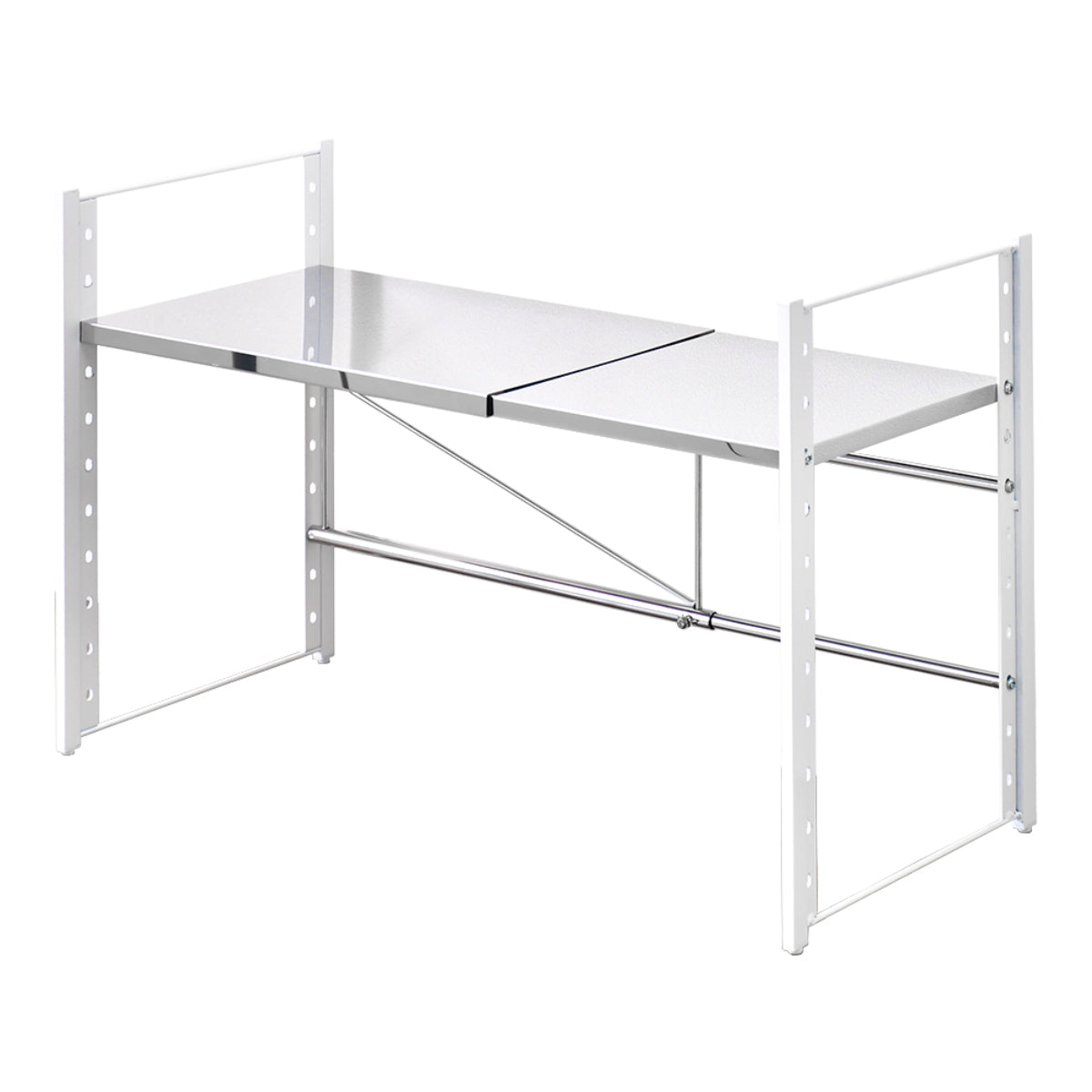 レンジラック ステンレス棚カウンター上伸縮ラック 1段 – ハウジー