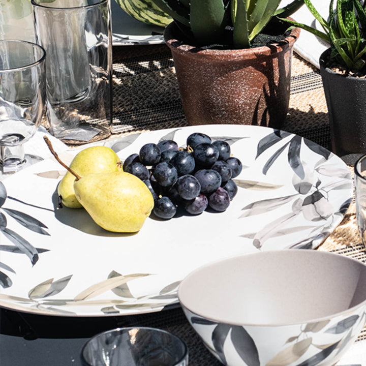 プレート48cmオーバルBALILEAVESバンブーファイバー